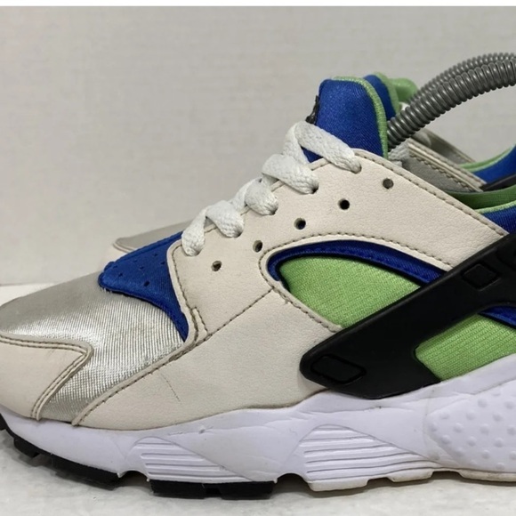 Nike Huarache Scream Green OG color Sz 6 Running Sneakers - Picture 5 of 9